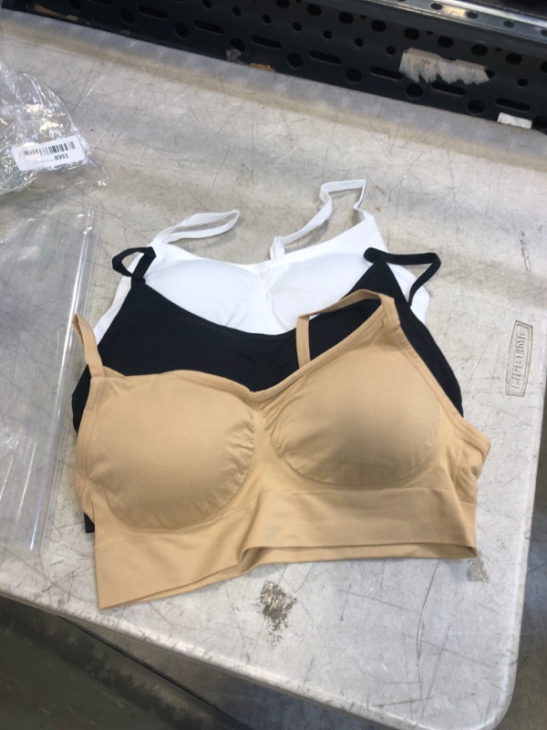 Photo 1 of 3 PC WOMENS YOGA BRA ( SIZE: LARGE ) 