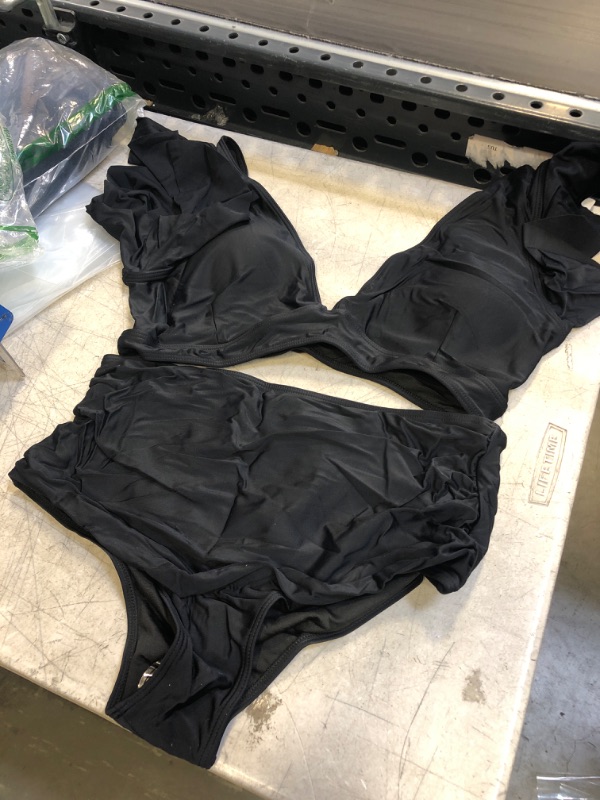 Photo 1 of 2 PC BLACK BIKINI SET ( SIZE: XL) 