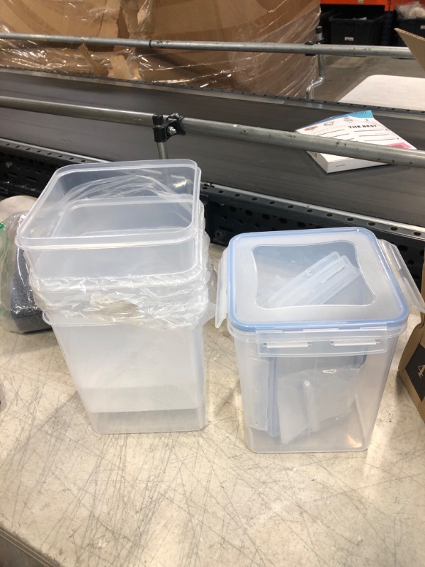 Photo 1 of 4 PC PLASTIC CONTAINERS 