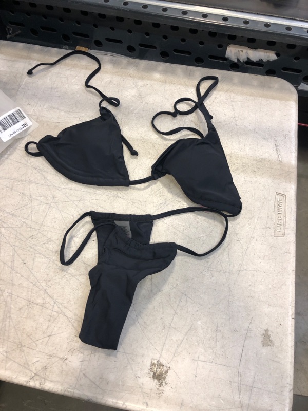 Photo 1 of 2 PC BLACK BIKINI ( SIZE: SM) 