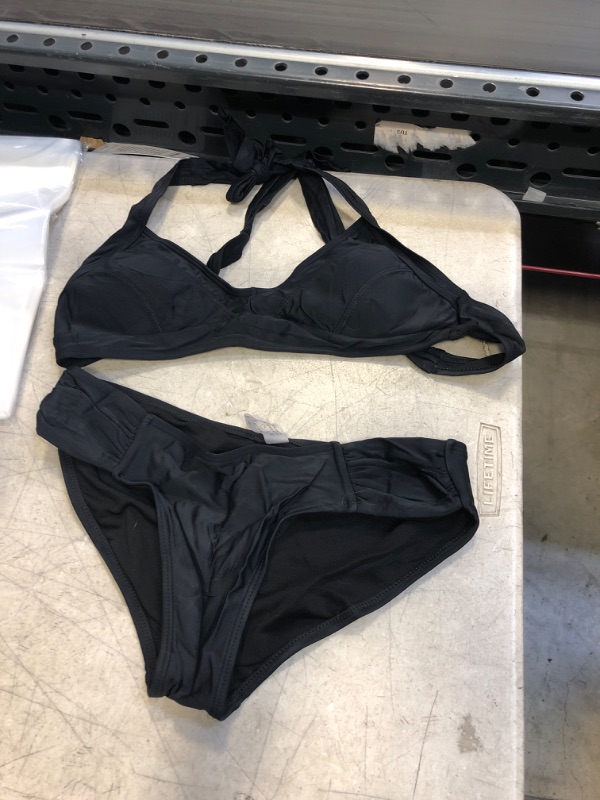 Photo 1 of 2 PC BLACK BIKINI SET ( SIZE: SM) 