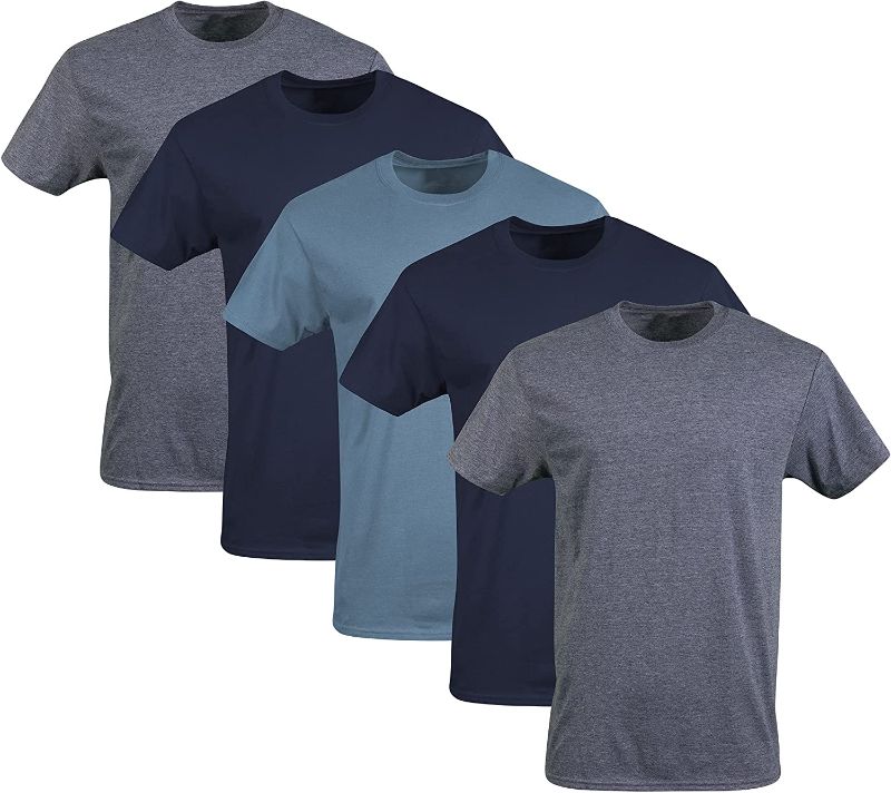 Photo 1 of 2xl Gildan Men's Crew T-Shirts, Multipack, Style G1100
