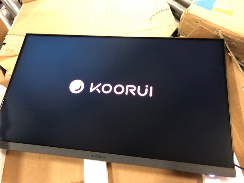 Photo 3 of KOORUI 24 Inch Computer Monitor -FHD 1080P Gaming Monitor 165Hz VA 1ms Build-in FreeSync™, Compatible G-sync, LED Monitors with Ultra-Thin, HDMI X2 /DP, VESA Compatible, Tilt Adjustable, Eye Care 24E4