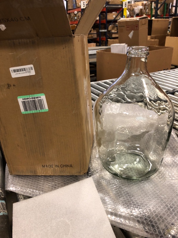 Photo 2 of 15?H x 9?D Glass Bottle Clear