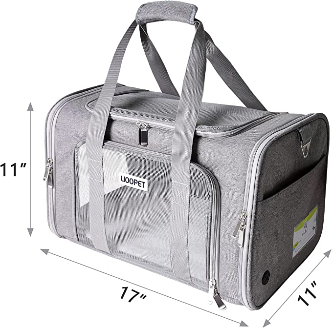 Photo 2 of  Travel Pet Carriers, 17 Inch Cat Carrier Large Airline Approved Cat Carriers 