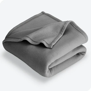 Photo 1 of  Soft Fleece Throw Blanket Grey Cozy Bulk Blanket 50 x 60 Inches Comfy Fleece Blanket for Home Office Wedding Gifts Outdoor Travel Use