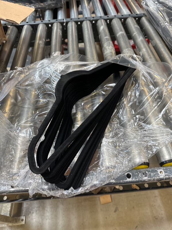 Photo 1 of 15 Black Fleece Hangers 