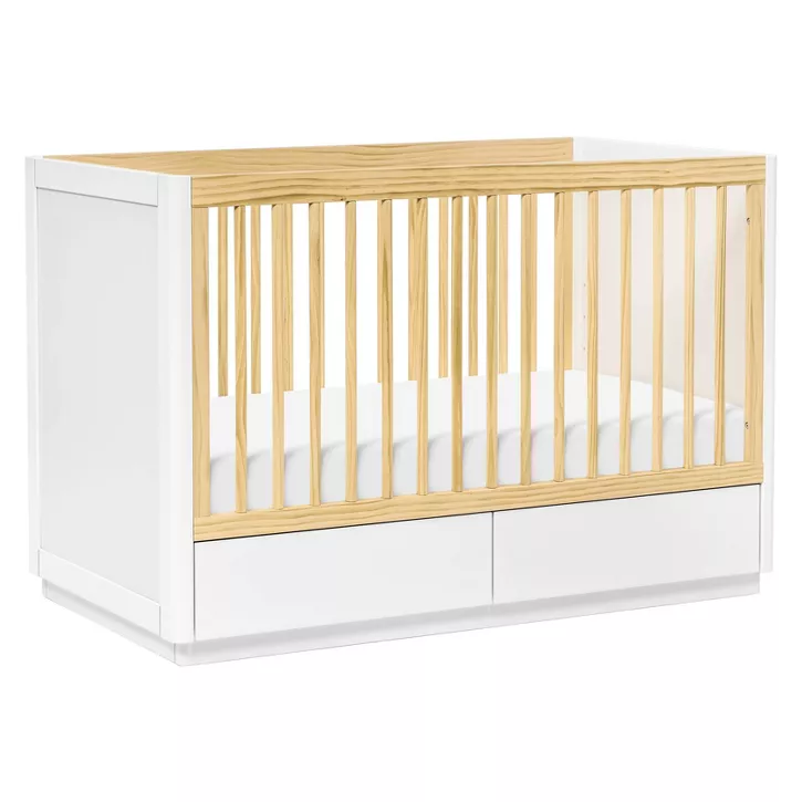 Photo 1 of Babyletto Bento 3-in-1 Convertible Storage Crib with Toddler Bed Conversion Kit and Drawers

