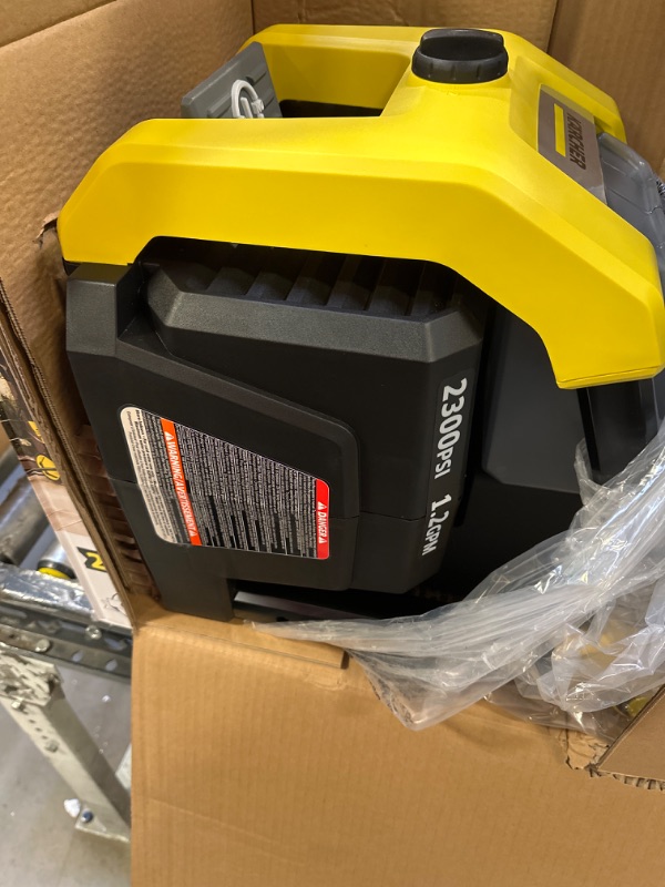 Photo 3 of 2300 PSI 1.2 GPM K2300PS Electric Power Pressure Washer with Turbo, 15-Degree, 40-Degree and Soap Nozzles -- BOX DAMAGED BUT ITEM REMAINS BRAND NEW 