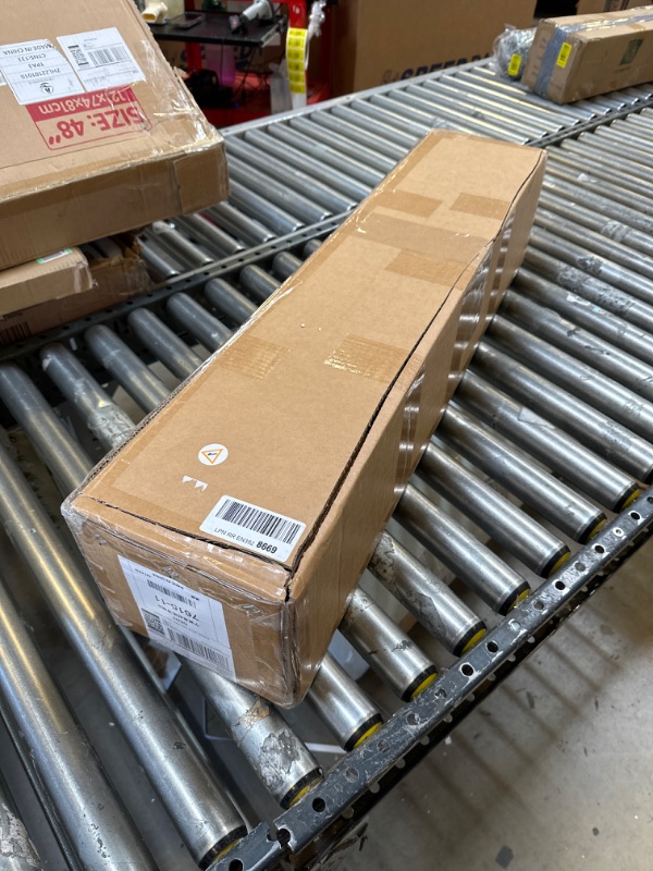 Photo 1 of UOKRR Handrails for Outdoor Steps 2 Steps Stair Railing Imitation Wood Grain Mild Steel Hand Rails for Concrete Porch Railing Fits 1 to 2 Steps