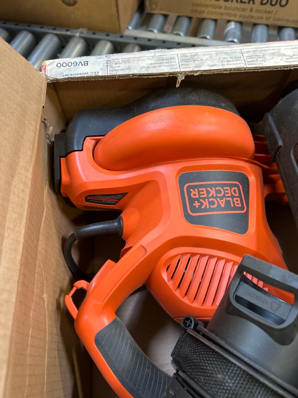 Photo 1 of BLACK+DECKER Leaf Blower & Leaf Vacuum, 3-in-1, 12-Amp, 250-MPH, 400-CFM (BV6000)