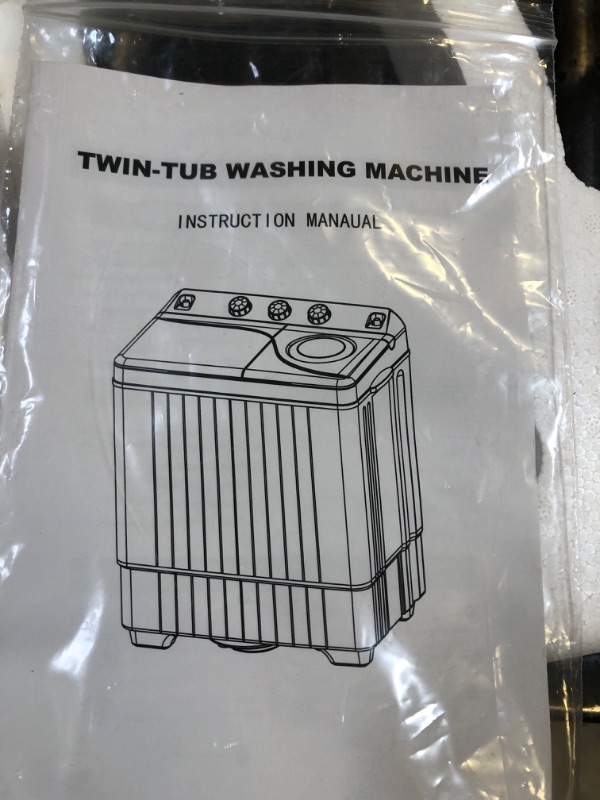 Photo 1 of  Twin Tub Washer Mini Compact Laundry Machine Meas. 71X44X85cm