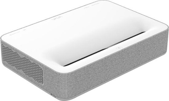 Photo 1 of VAVA - 4K via Upscaling UHD Smart Ultra Short Throw Laser TV Home Theater Projector - White/Gray
