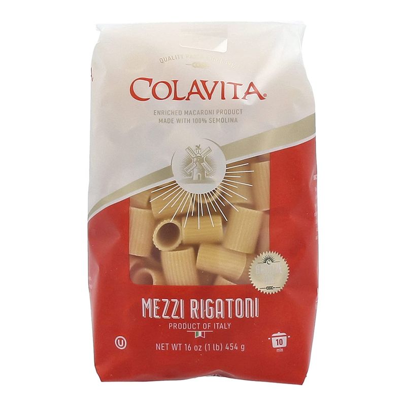 Photo 1 of 4 pack  Colavita Mezzi Rigatoni Pasta - 1 lb
best by 04/2025