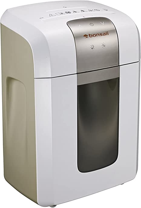 Photo 1 of Bonsaii EverShred Pro 4S16 6-Sheet Micro-Cut Paper/CD/Credit Card Shredder,60 Mintues Continuous Running with 4 Easy Move Casters,High Security P-5,White