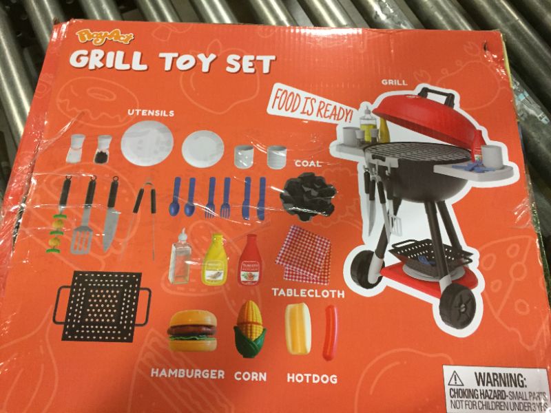 Photo 3 of 24 PCS Little Chef Barbecue BBQ Cooking Kitchen Toy Interactive Grill Play Food Cooking Playset for Kids Kitchen Pretend Play
