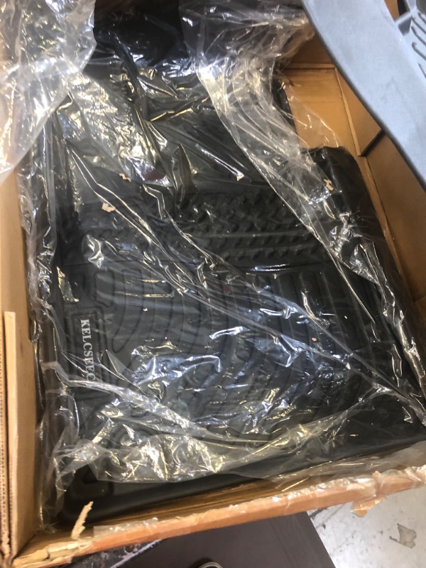 Photo 1 of KELCSEECS Floor Mats Custom for Kia Sorento 6/7 Seat 2021 2022 2023 Waterproof Car Mats All Weather Guard Odorless TPE Heavy Duty Automotive Floor Liners Front& Rear& 3rd Row Mat Accessories Black Sorento 2021-2023 1st& 2nd& 3rd Row