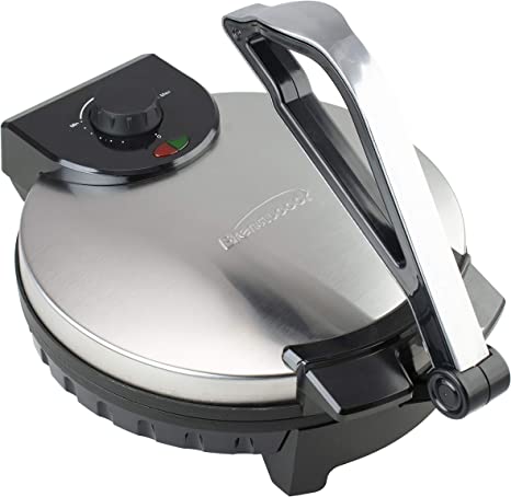 Photo 1 of Brentwood TS-129 Stainless Steel Non-Stick Electric Tortilla Maker, 12-Inch