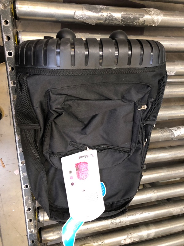 Photo 1 of Rockland Single Handle Rolling Backpack, Black, 19-Inch 19-Inch Black