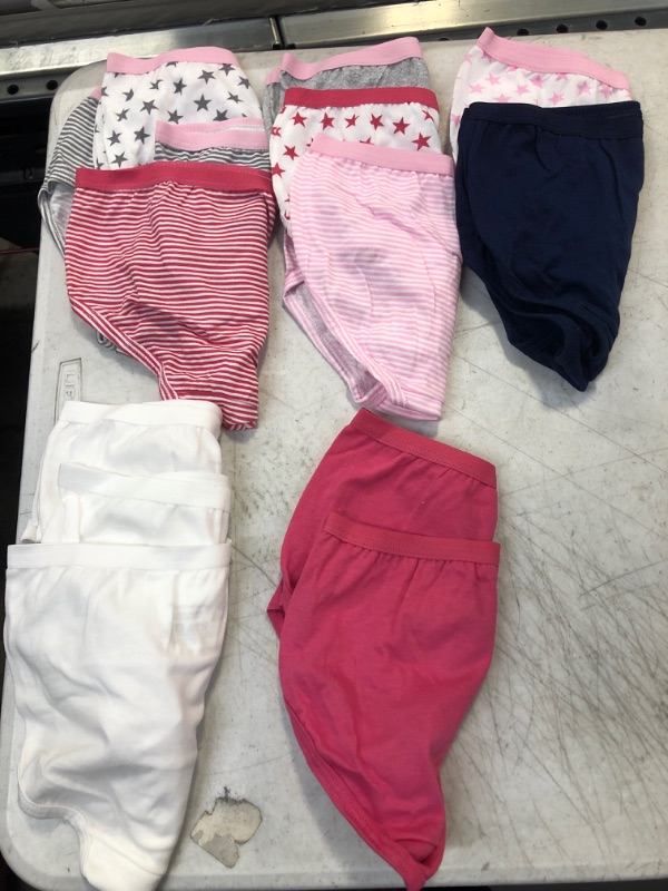 Photo 2 of Fruit of the Loom Girls Briefs Underwear, 14 Pack Panties, Sizes 8
