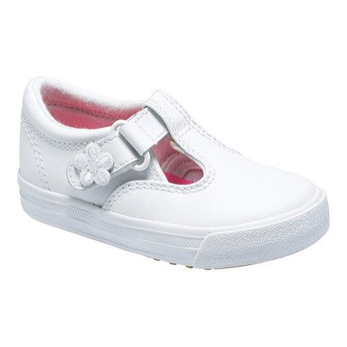 Photo 1 of Keds Daphne T-Strap Leather Sneaker Big Kid 11.5 White