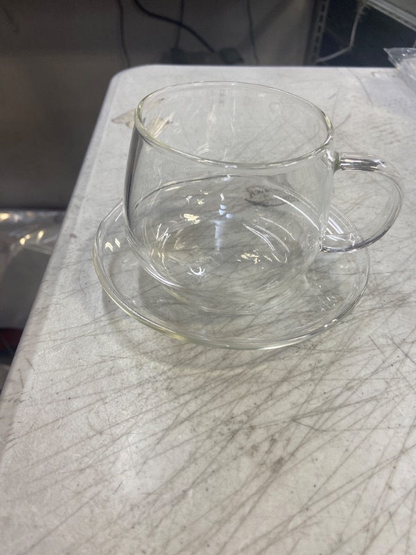 Photo 1 of 4 PACK GLASS TEA CUP SET