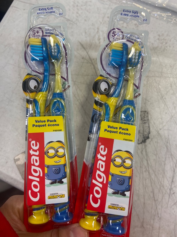 Photo 2 of 2 PACK OF 2 COUNT Minions Toothbrush