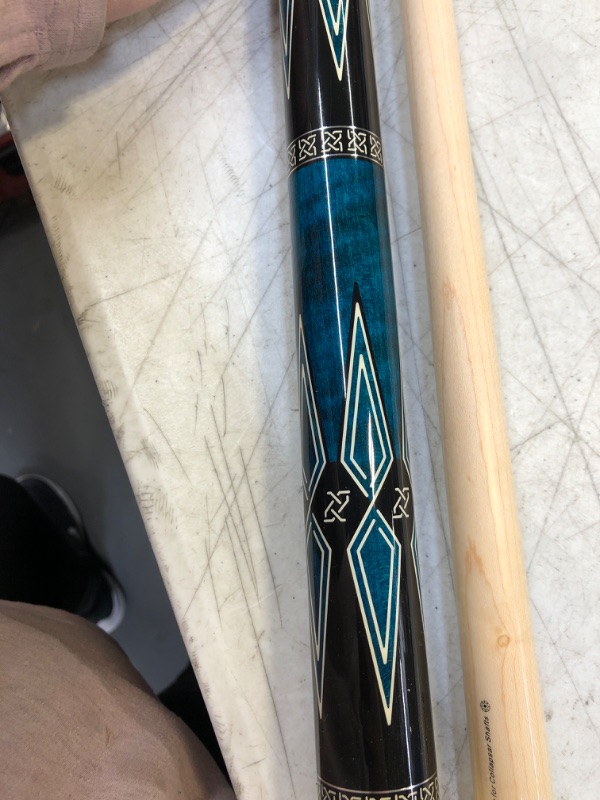 Photo 2 of 1 black and blue poolstick (2 pieces)