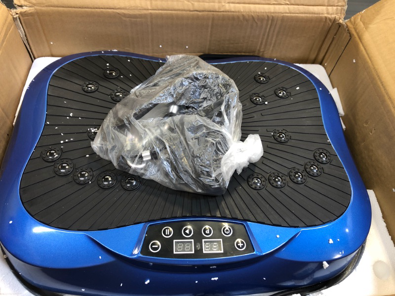 Photo 5 of AXV Vibration Plate Exercise Machine Whole Body Workout Vibrate Fitness Platform Lymphatic Drainage Machine for Weight Loss Shaping Toning Wellness Home Gyms Workout
