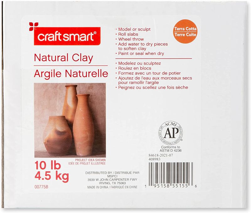 Photo 1 of 10 lb Natural Clay by Craft Smart®