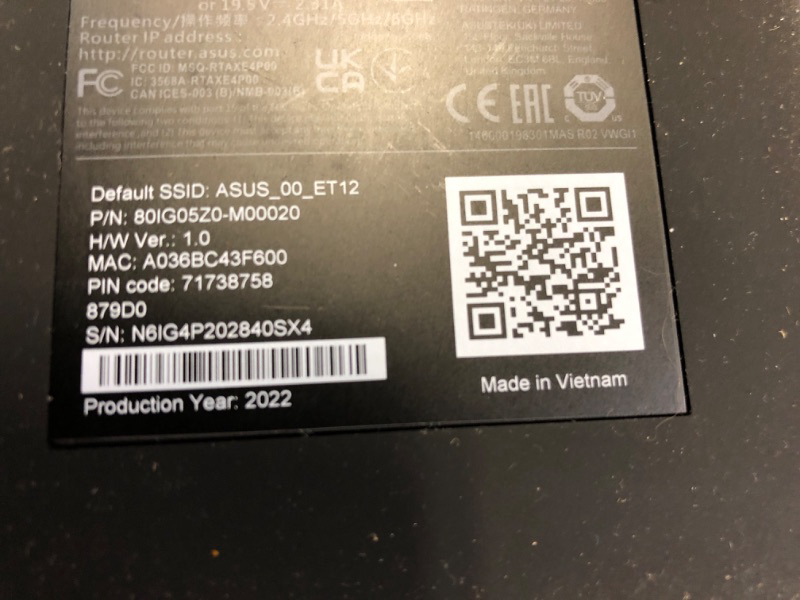 Photo 6 of ASUS ZenWiFi Pro AXE11000 Tri-Band WiFi 6E Mesh System (ET12 2PK) - Whole Home Coverage up to 6000 Sq.Ft & 6+ Rooms, Dual 2.5G Ports, 6GHz Band, AiMesh, Included Lifetime Internet Security, Easy Setup WiFi 6E | 11000Mbps | 2PKs WiFi System