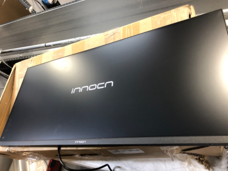 Photo 2 of INNOCN 34" Ultrawide Monitor 21:9 WQHD 3440 x 1440p IPS Display 100% sRGB 75Hz Adaptive Sync HDR400 USB Type-C Monitor, Ultra Narrow Bezels, Height Adjustable, Mountable - 34C1Q
