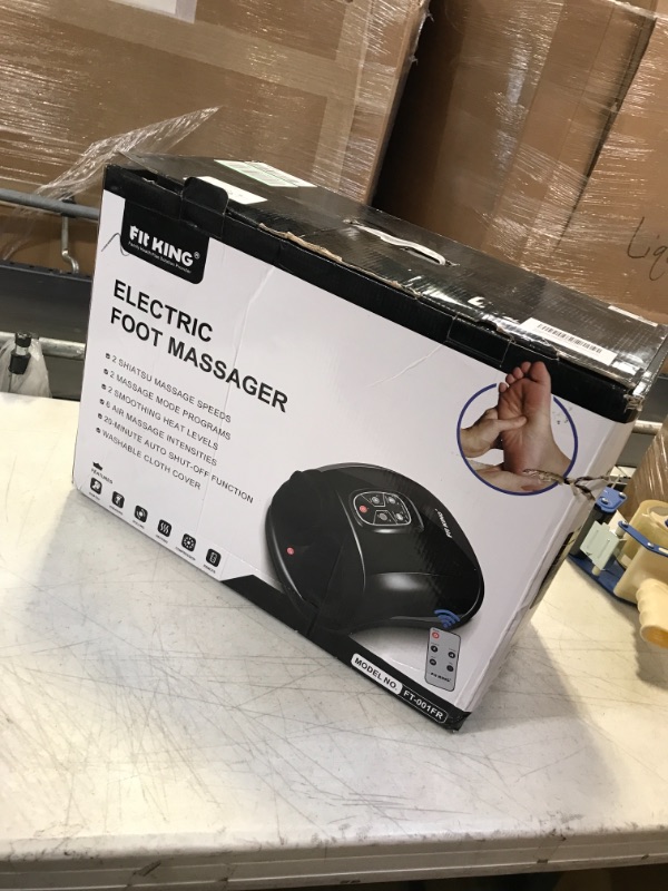 Photo 2 of FIT KING Foot Massager Machine with Remote Deep Kneading and Shiatsu Foot Massage with Heat for Plantar Fasciitis and Tired Muscles FT-001FR