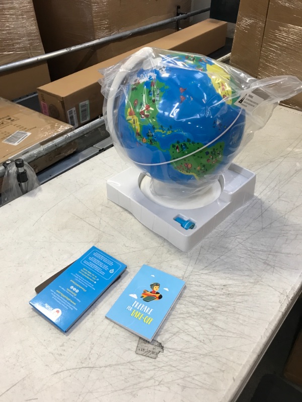 Photo 1 of PlayShifu Educational Globe for Kids - Orboot Earth (Globe + App) Interactive AR World Globe | 400 Wonders, 1000+ Facts | STEM Toy Gifts for Kids 4-10 Years | No Borders, No Names on Orboot Globe