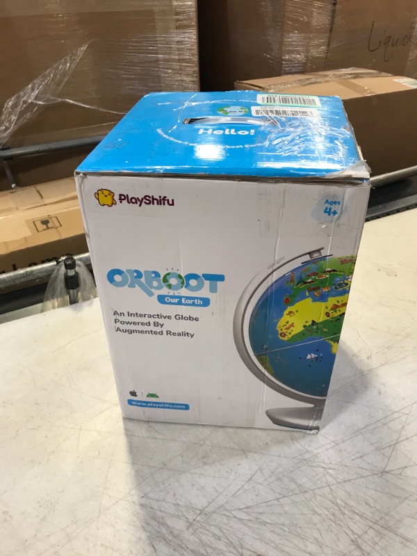 Photo 1 of PlayShifu Educational Globe for Kids - Orboot Earth (Globe + App) Interactive AR World Globe | 400 Wonders, 1000+ Facts | STEM Toy Gifts for Kids 4-10 Years | No Borders, No Names on Orboot Globe