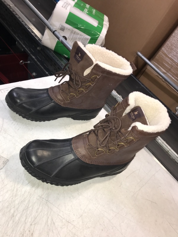 Photo 1 of Nautica Mens Duck Boots - Waterproof Shell Insulated Snow Boot - Channing SIZE 12