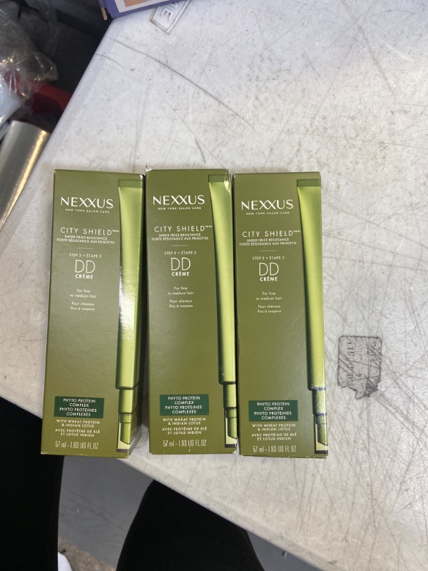 Photo 2 of 3 pack Nexxus City Shield Hair Crème, for All Hair Types 1.93 oz