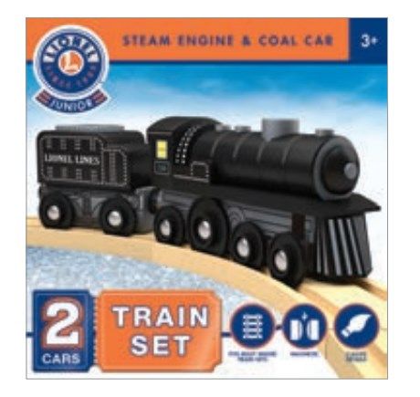 Photo 1 of MasterPieces Wood Train Sets - Lionel Collector S Steam Engine & Coal Car