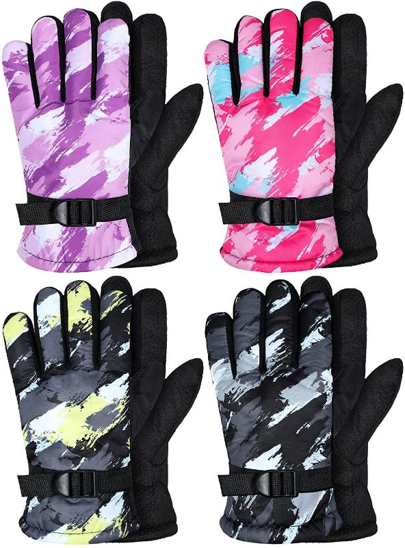 Photo 1 of 4 Pairs Kids Cycling Gloves, Mountain Bicycle Gloves Warm Child Sport Ski Gloves Toddler Fishing Gloves for Outdoor Sport Climbing Riding Football
SIZE 6-10 YEARS OLD