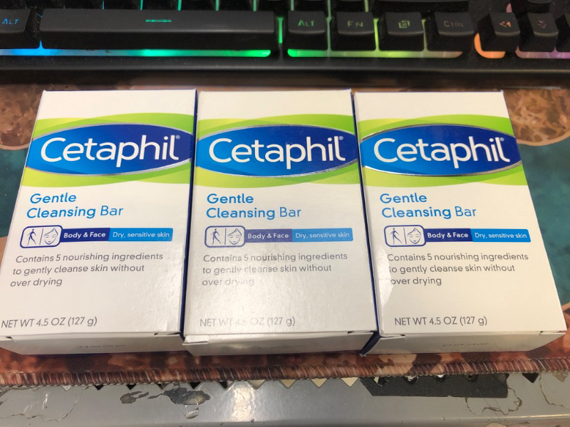 Photo 1 of 3 PACK Cetaphil Gentle Cleansing Bar 4.5 Oz