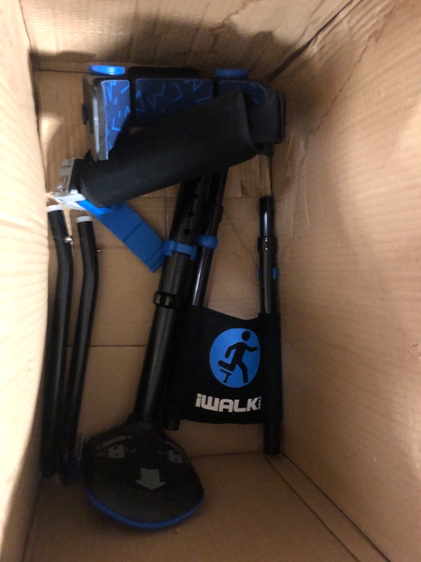 Photo 2 of iWALK3.0 Hands Free Crutch - Pain Free Knee Crutch - Alternative to Crutches Black and Blue