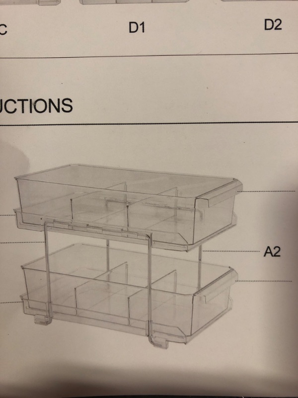 Photo 1 of 2-TIER ORGANIZER 