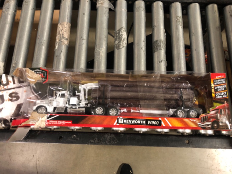 Photo 2 of Die-Cast Truck Replica - Kenworth W900 Log Carrier, 1:32 Scale, Model# 13743