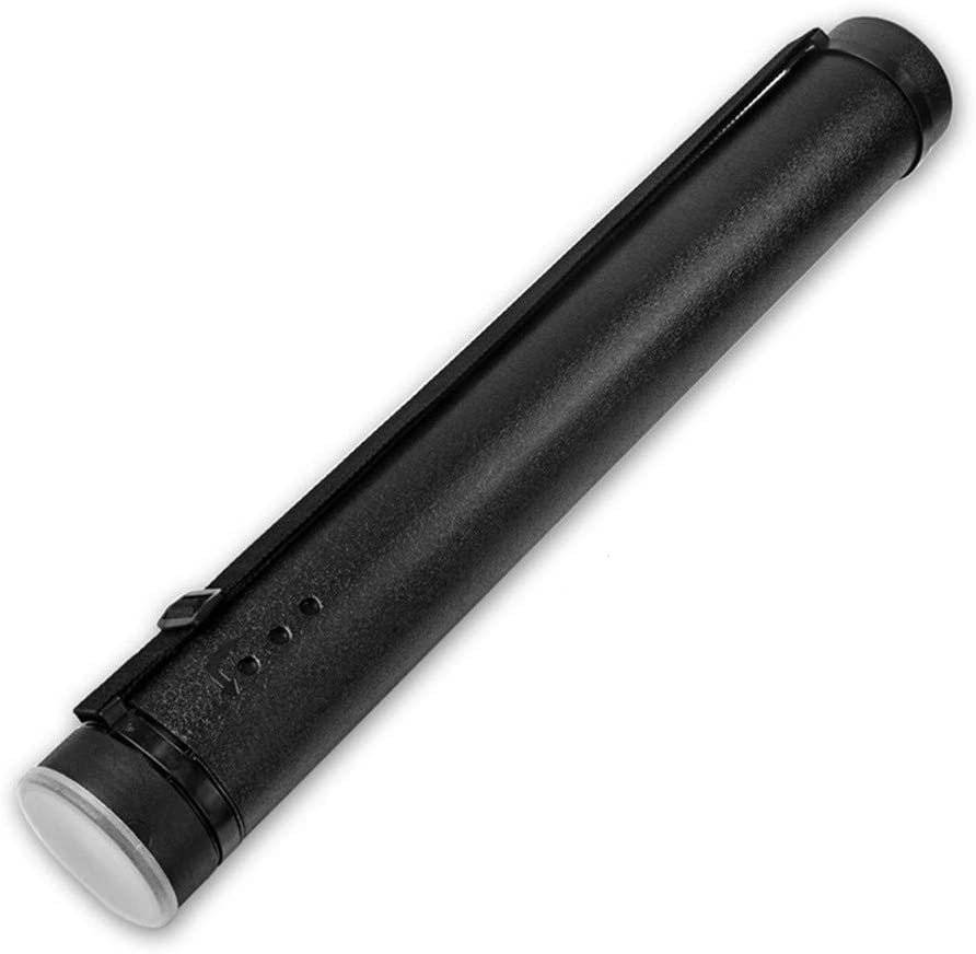 Photo 1 of 2PCS OF Document Tube,Plastic Expanding Poster/Art/Document Storage Tube 24.5 to 40 inches Adjustable with Carrying Strap Waterproof and Light-Resistance Telescoping Carrying Case (Black-Medium Size)