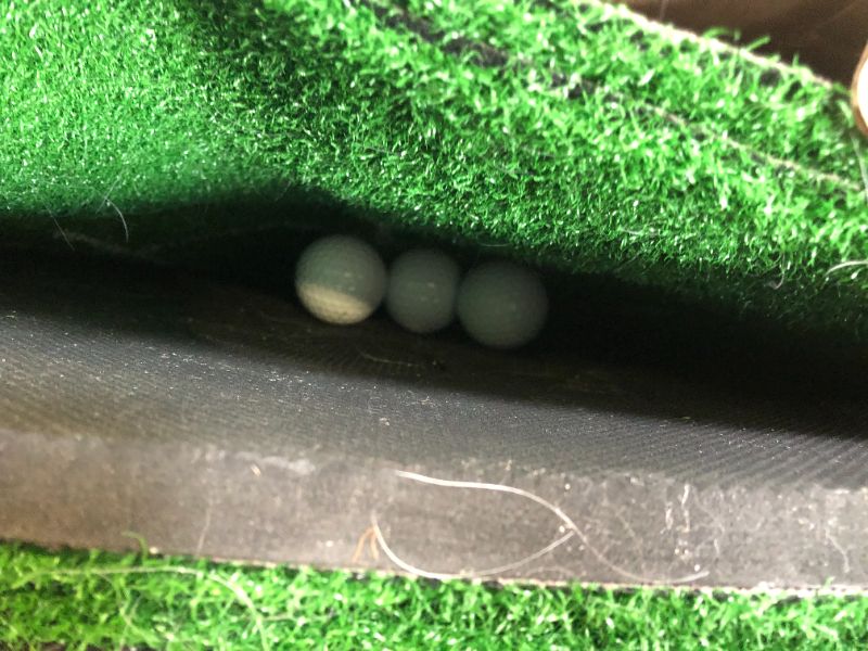 Photo 3 of 2-FNS Golf Putting Mat Game Set, Golf Putting Green Game Set with 4 Golf Balls,Golf Training Mat for Indoor Outdoor
