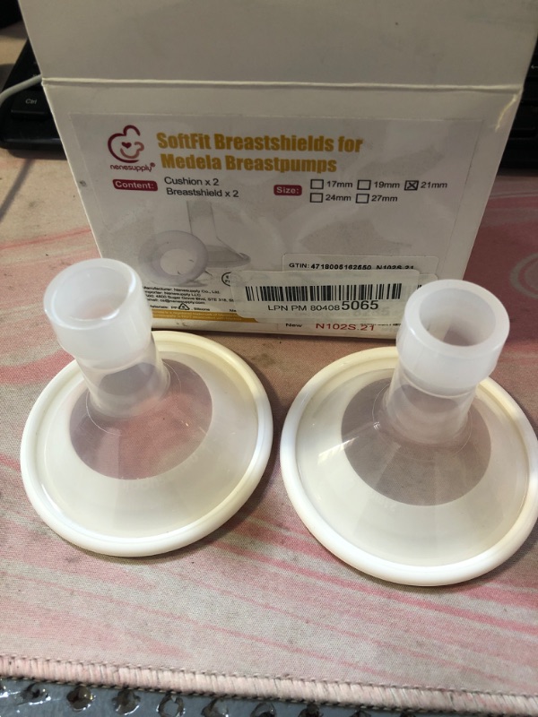 Photo 1 of BREAST SHIELDS FOR MANDELA BREASTPUMP  21MM 