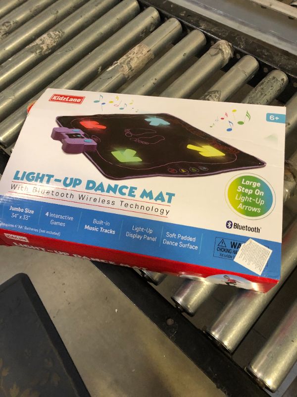 Photo 2 of Kidzlane Dance Mat | Light Up Dance Pad with Wireless Bluetooth/AUX or Built in Music | Dance Game with 4 Game Modes | Gift Toy for Girls & Boys Ages 6 7 8 Years Old +