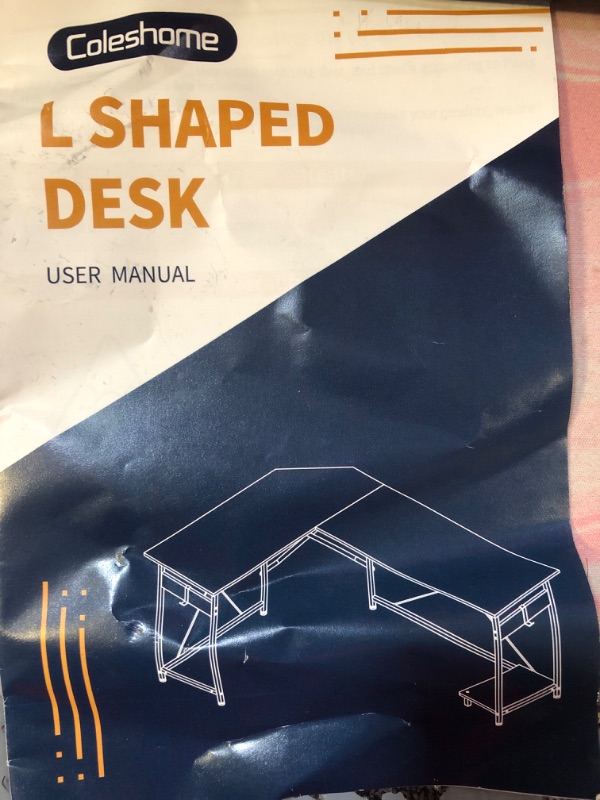 Photo 1 of L SHAPE DESK 