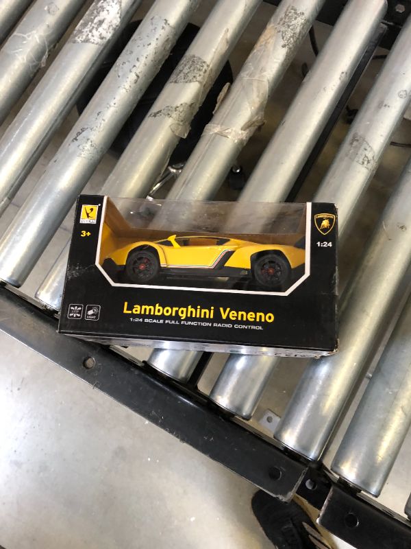 Photo 2 of GUOKAI Remote Control Car, 1/24 Scale RC Sport Racing Toy Car, Compatible with Lamborghini Veneno Model Vehicle for Boys Girls