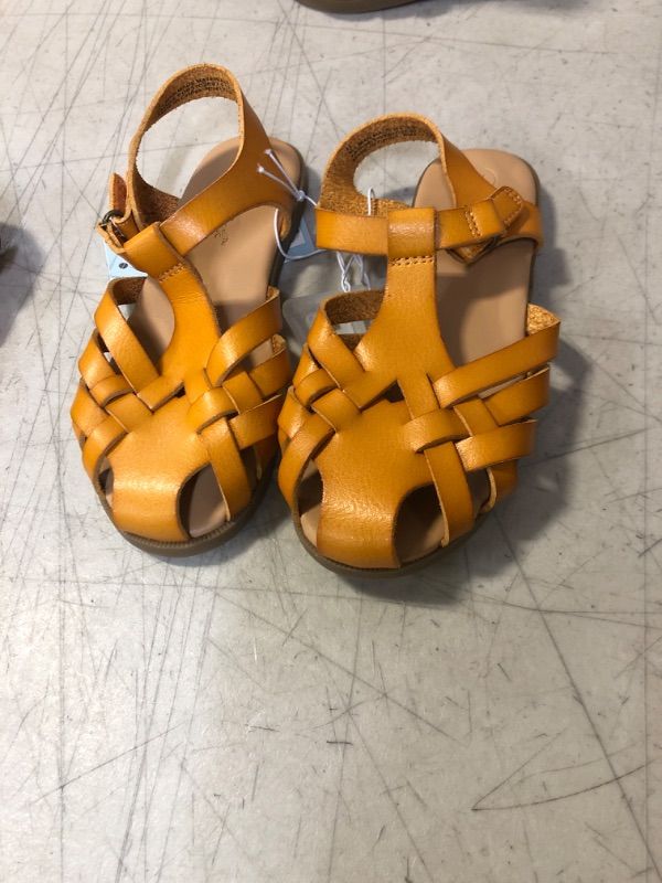 Photo 3 of Toddler Girls' Ella Ankle Strap Sandals - Cat & Jack™ 5